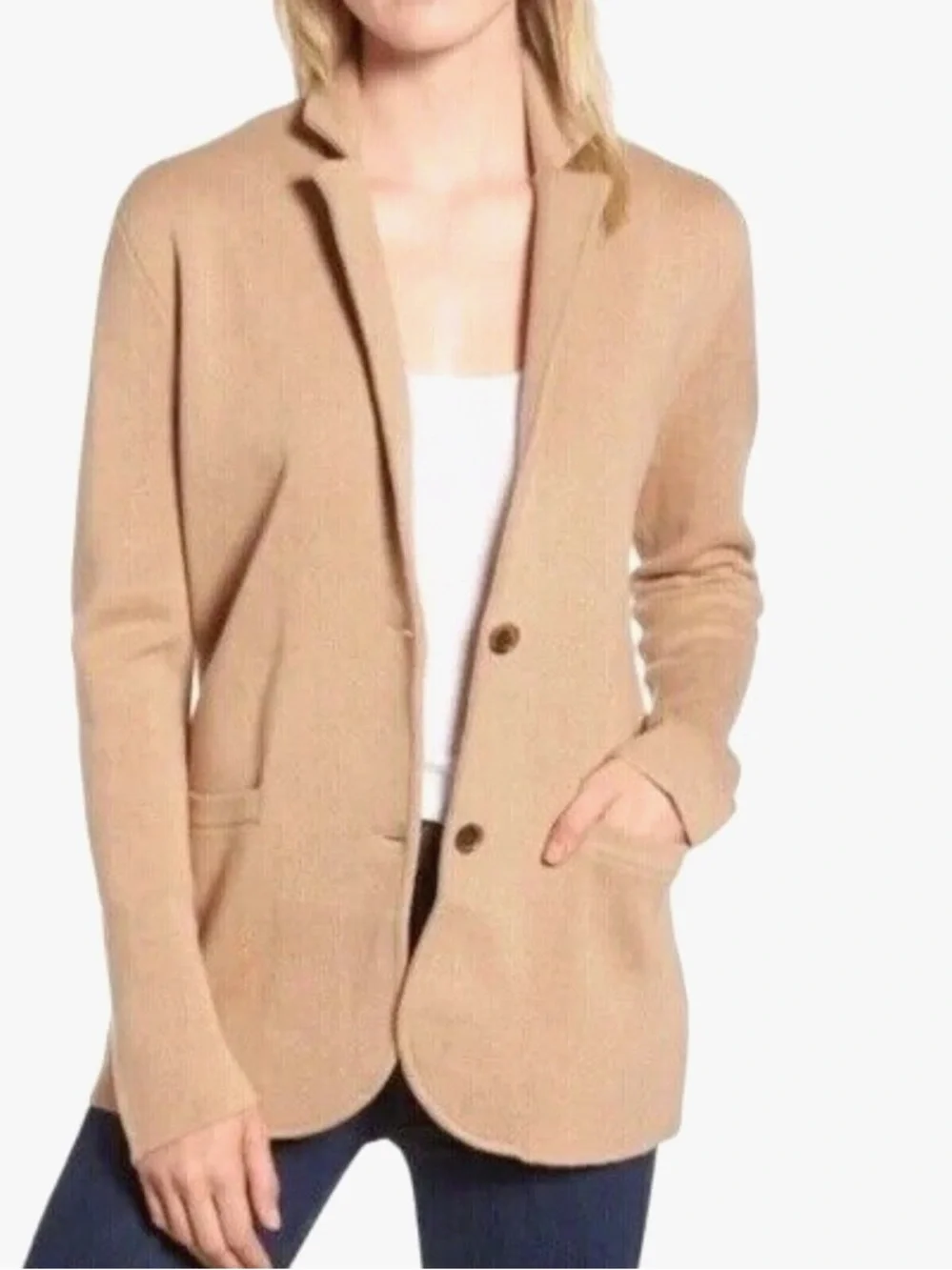 J. Crew Heather Acorn Sweater Blazer Size Small